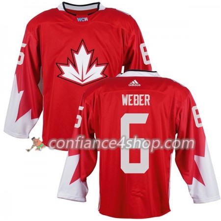 Adidas Maillot de Hockey Canada Shea Weber 6 Coupe du monde de hockey sur glace 2016 Rouge - Homme